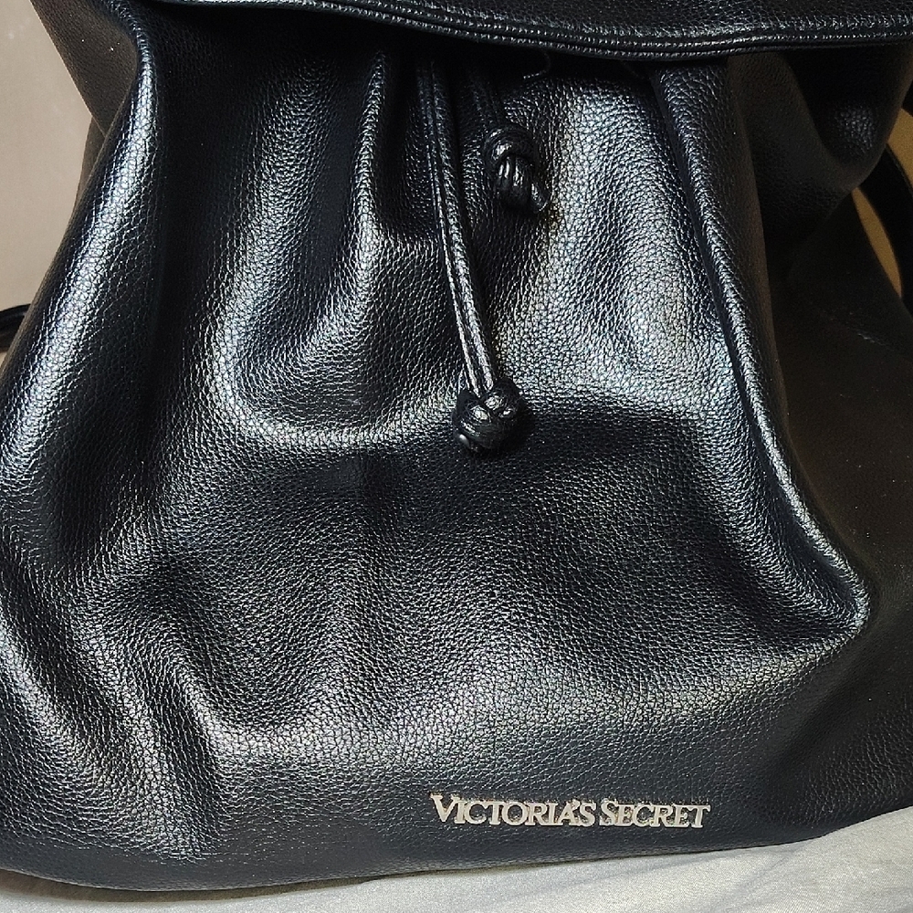 Victoria's Secret Sleek Black Backpack - Picture 2 of 9